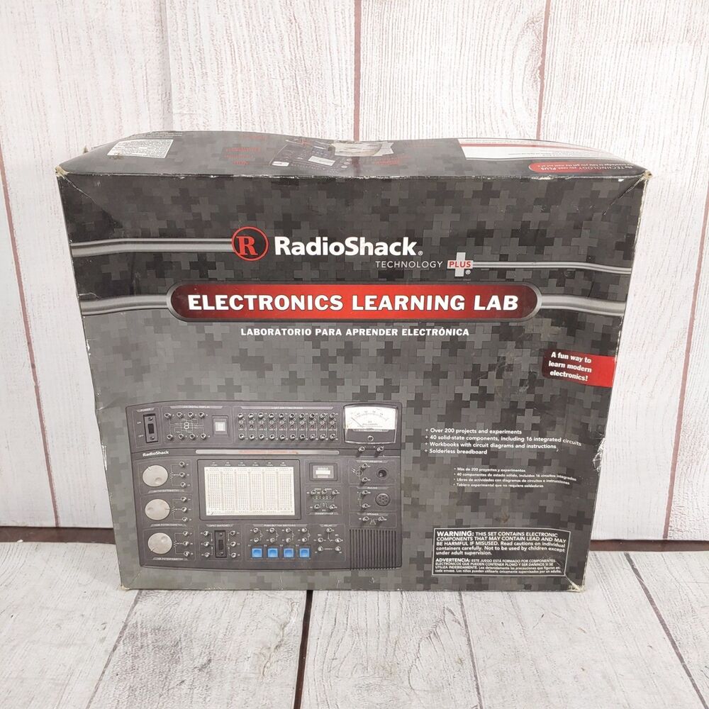 Vintage Radio Shack Technology Plus Electronics Sensors Learning TESTED WORKING